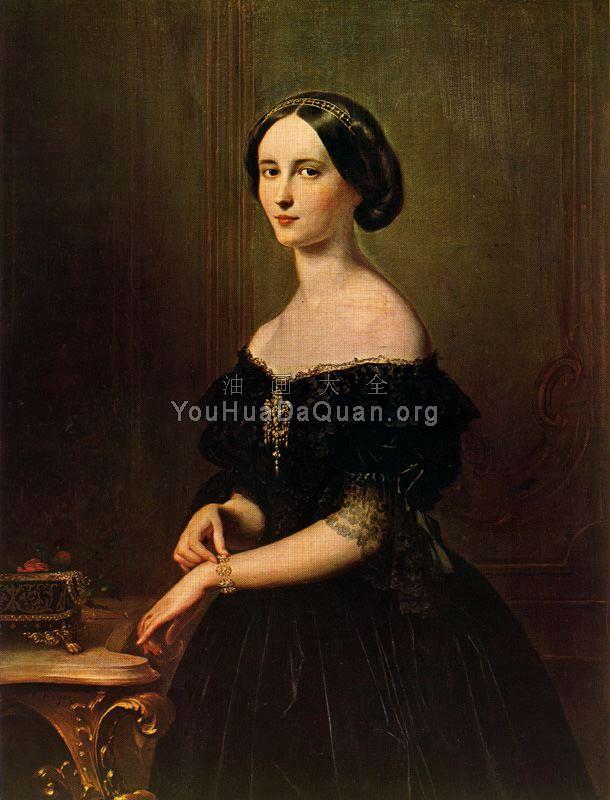 Portrait of a Veneitan Woman - 弗朗切斯科·海兹